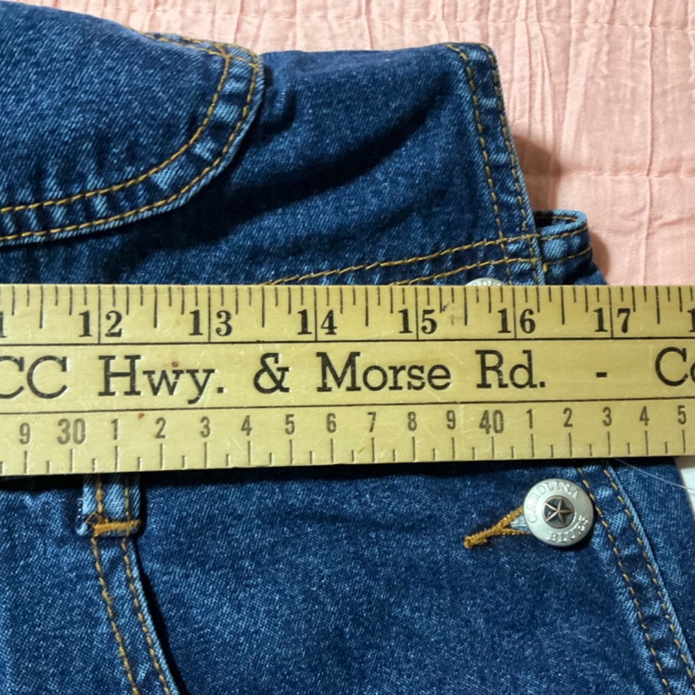 Women’s New Carolina Blues since 1986 Bib Overalls Lace Up Front - Picture 13 of 16